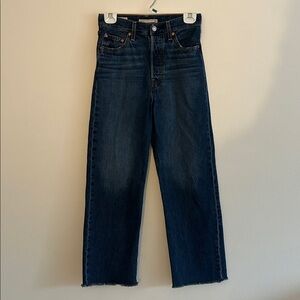 Levi’s Ribcage Straight Ankle Jeans 26 x 27